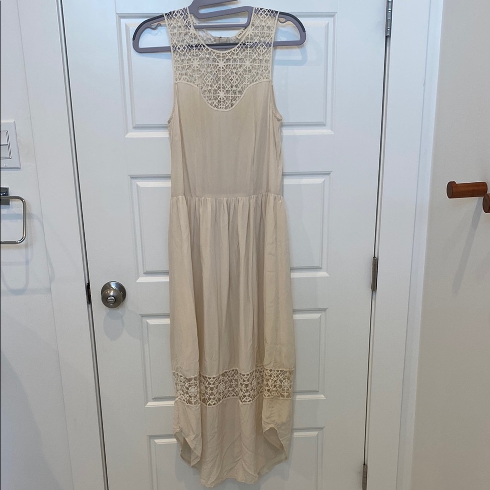 Ulla Johnson Cream Lace Maxi Dress